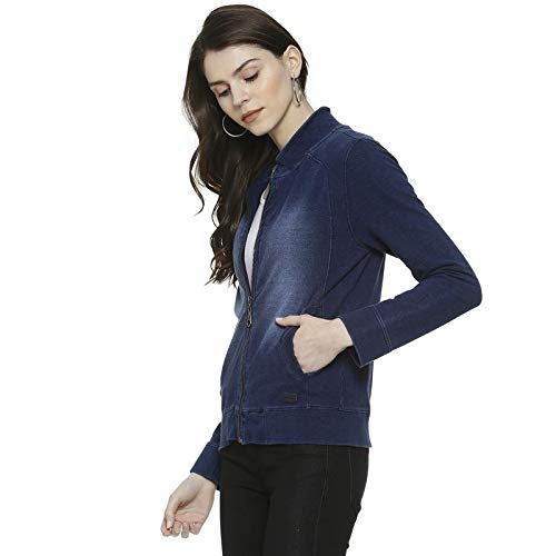 Image of PINACOLADA Women's Puffer Regular Fit Bomber Jacket For Winter Wear | Standing Collar | Full Sleeve | Zipper | Casual Jacket For Woman & Girl | Western Stylish Jacket For Women