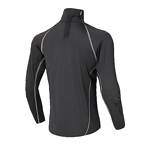 Ealer Hockey Compression Shirt With Neck Guard, Neck Protect Long Sleeve Shirt, Hockey Jock For Men & Boys - Adult And Youth #TOP1