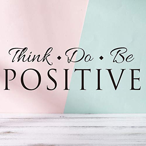 Gadgets Wrap Newest Arrival Think Do Be Positive Wall Sticker Quote Decals Removable Home Décor