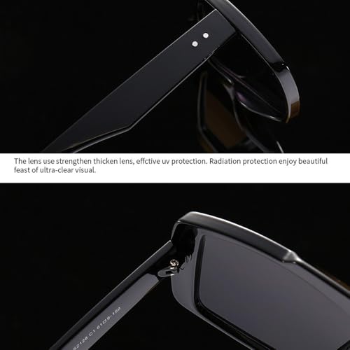 Lunettes de soleil à monture large pour masquer la fatigue avec style