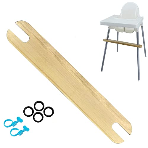 WYCCC Reposapiés para silla alta, antideslizante, de madera...