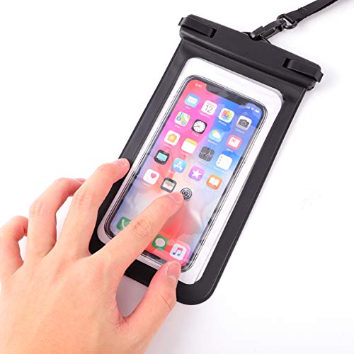 ibasenice bolsa para telefone impermeável para celular, bolsa seca para mergulho, capa protetora tra