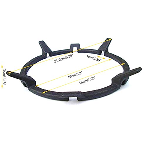 Wok Rack,Wok Ring,Cooktop Cast Iron Wok Support Ring,Cast Iron Stove Trivet for Gas Stove,Gas Cooktop Cast Iron Stove Rack Trivets, Gas Stove Accessories
