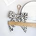 Fuerxy Leopard Print Bow Bag Charm for Purse Handbags Bag Accessories Charms PU Key Charms (Brown)