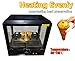 TXMACHINE Cone Machine 4 Heads Pizza Cone Forming Machine Commercial Pizza Cone maker machine for Food Truck with Rotational Oven 5 brackets can custom Spiral Shape (display warmer, 220V/50HZ)