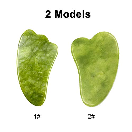 Andoer Placa de Gua Sha Jade Stone Guasha Ferramenta de massagem raspadora Massageador facial para r
