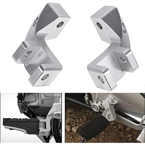 Rear Sets Pillion Foot Pegs Lowering Kit for R1200GS LC 2013-2020 R1250GS 2018-2021 S1000XR 2015-2019 Silver Cover