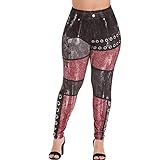 Yowablo Arbeitsschutzhose Berufsbekleidung Jeanshose Schlupfjeans Overall Jumpsuit Trainingsanzug Trainingshose Jogpants Sportanzug Jogginganzug (3XL,4Rot)