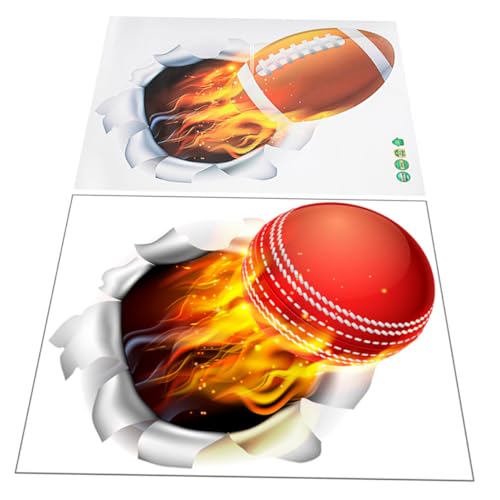 Vinilos Deportivos 3D Autoadhesivos Pack x2 OUNONA