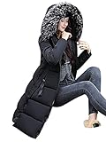 v Dickes aber trotzdem weiches Obermaterial (wasserabweisend), kann den Schnee auf der Kleidung leicht abschütteln. Die aufwendige Steppung sorgt für eine perfekte Optik. Elegante warme Winterjacke, Wärme und Schönheit koexistieren.