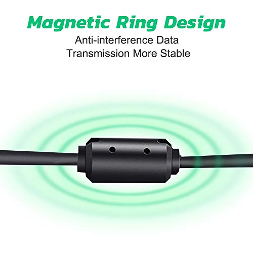 Xahpower 2 Pack 10Ft Controller Charging Cable For Ps4, Play And Charge Micro Usb Charger High Speed Data Sync Cord For Sony Playstation 4 Ps4 Slim/Pro Controller, Xbox One S/X Controller, Android #TOP2