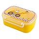 SIGIKID 25267 Brotzeitdose Bodo Bagger, BPA-frei, sicher, leicht, mit Bügelverschluss, Lunchbox mit Einsatz - für Brotzeit, Frühstück, Kindergarten, für Kinder ab 2 Jahren, Gelb/ Bodo Bagger 17x11x7cm