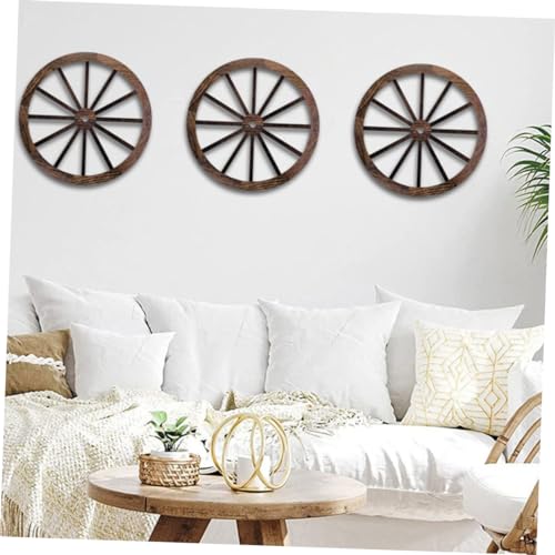 Ruedas de madera decorativas RORPOIR: transforme su salón o terraza en un refugio vintage 3