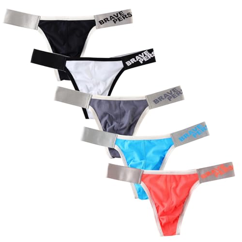 Mens Stretch Breathable G String Thong Underwear