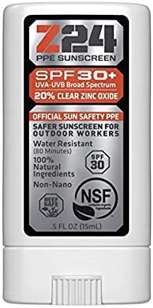 Mineral Organic Zinc Oxide Sunscreen Face Stick,Cruelty-Free,Paraben-Free,Reef Safe,No Oxybenzone & Octinoxate,SPF 30,Broad Spectrum, Water Resistant,Travel Size,Safe for Kids