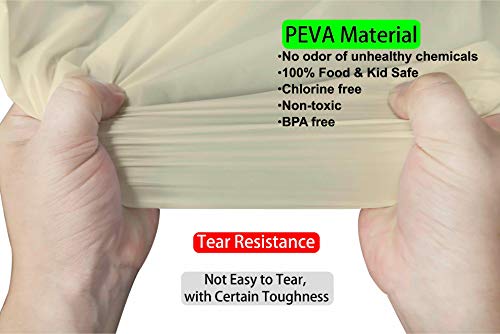 Ivory Plastic Tablecloths 2 Pack Cream Disposable Table Covers 54 X 108 Inch Bridal Shower Party Tablecovers Peva Beige Table Cloths For Bbq Picnic Birthday Wedding Parties 8 Ft Rectangle Table Use #TOP1