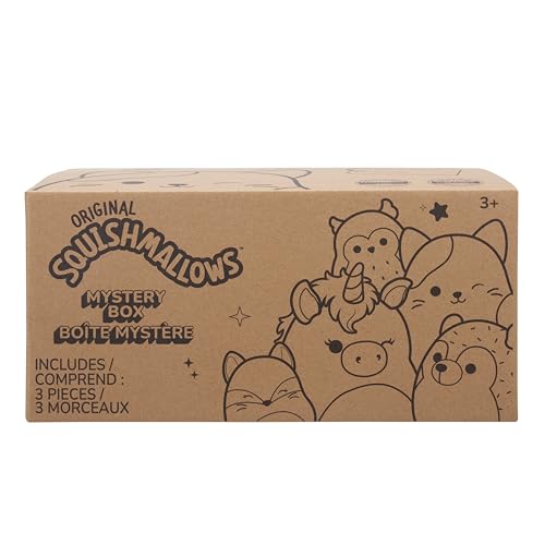 squishmallows original mystery 3-pack 8-inch  official jazwares plush medium-sized