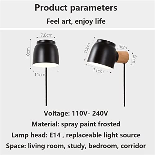 Lámpara giratoria moderna de pared en acabado negro mate para iluminación interior selecta 6