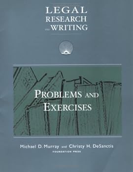 Paperback Legal Research And Writing: Problems and Exercises Book