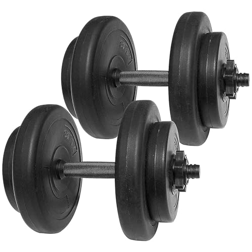 BalanceFrom Vinyl Dumbbell Set