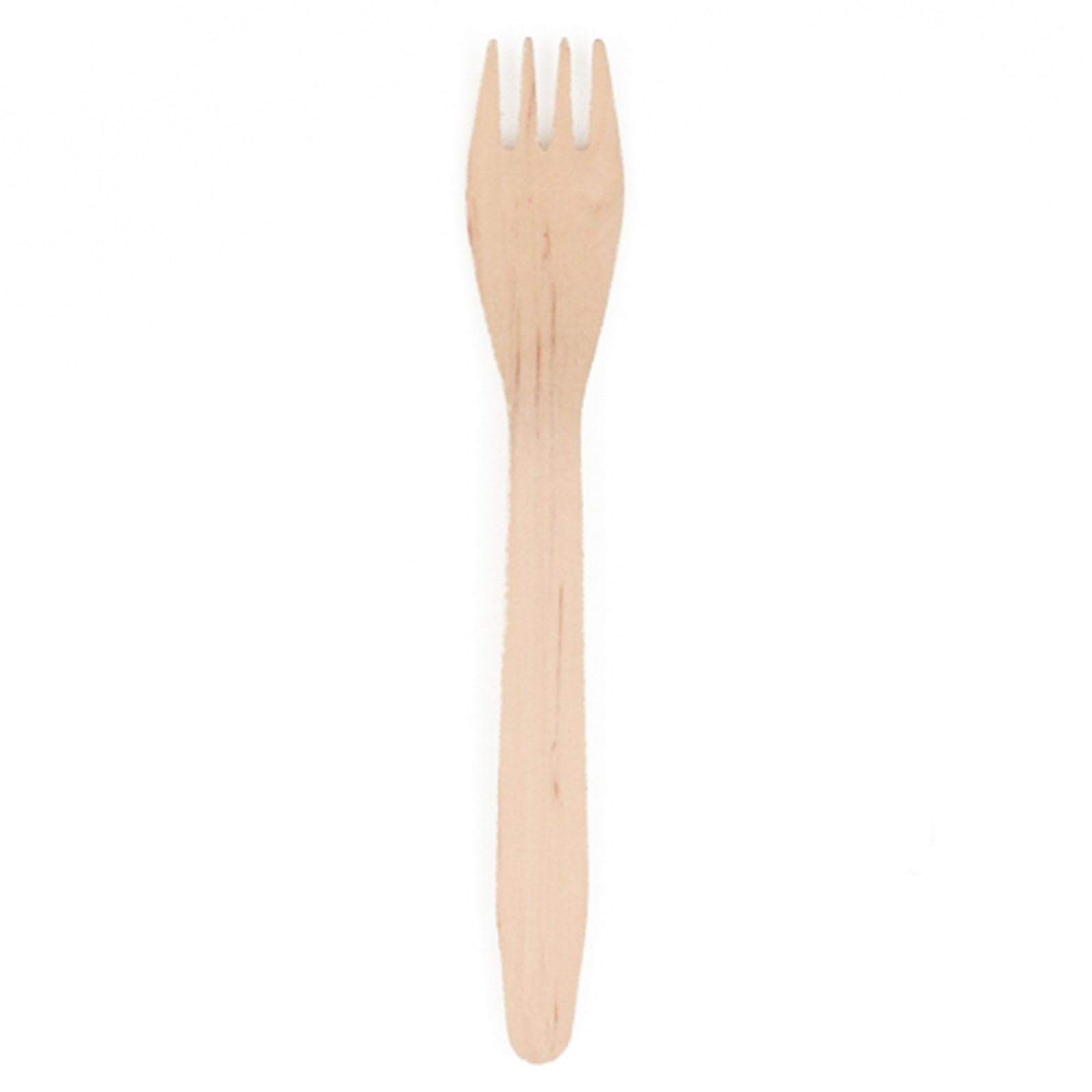 Papstar - Lot de 16 x 25 Fourchettes, bois "pure" 16,5 cm