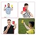 Nogeqi Soccer Referee Cards with Record Paper, 3 Pack Wear-Resistant Red and Yellow Card for Soccer Volleyball Baseball, Ideal for All Levels of Play & Training