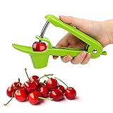 【PERFECTO CADA VEZ】 Pica cualquier tipo o tamaño de cerezas, incluidas las guindas y las aceitunas. Los huesos salen limpiamente dejando la cereza bastante intacta, mientras que no se pierde jugo; para que finalmente pueda llevarlos a la boca sin preocuparse por tragar o morder las fosas.