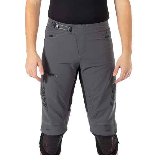 Short Leatt MTB Gravity 4.0 gris graphite S pantalon court VTT descente freeride DH