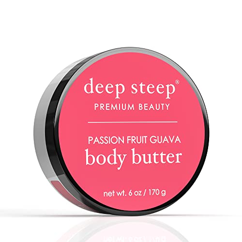 guava passion fruit - DEEP STEEP Passion Fruit Guava Body Butter, 6 OZ