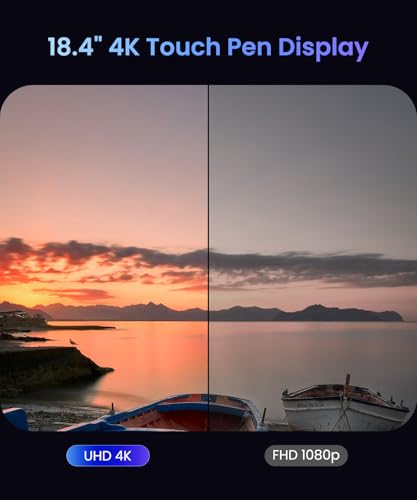 Image of DIGIDRAW Turing Pro 19 18.4 inch 4K UHD Pen Display 16K Pressure AG+AF Screen | ΔE<1.3,99.8% sRGB Factory Calibrated,K30 Remote Control for Digital Drawing,10 Points Finger Touch,Matte Anti-Glare Panel