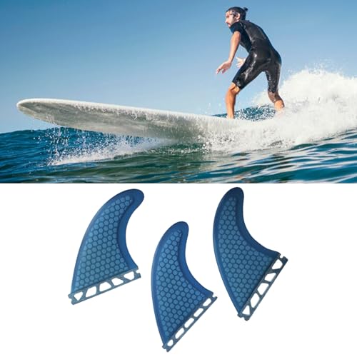 Aileron de planche de surf et SUP modèle polyvalent et léger noir