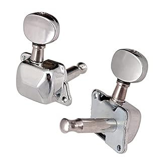 Myhoomowe Mécaniques semi-fermées 6R Chevilles d’accordage en métal chromé pour accessoires de guitare - Les Beatles, Paul McCartney, John Lennon, RIngo Starr, George Harrison Myhoomowe Mécaniques semi-fermées 6R Chevilles d'accordage en métal chromé pour accessoires de guitare – Image 5