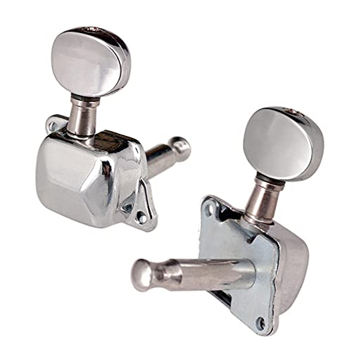 Myhoomowe Mécaniques semi-fermées 6R Chevilles d’accordage en métal chromé pour accessoires de guitare - Les Beatles, Paul McCartney, John Lennon, RIngo Starr, George Harrison Myhoomowe Mécaniques semi-fermées 6R Chevilles d'accordage en métal chromé pour accessoires de guitare – Image 6