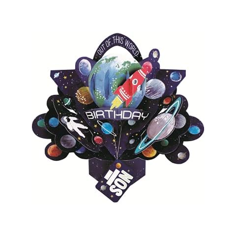 Special Son Space Rocket Birthday Pop Up Greeting Card 3D Pop-Up Cards POP206MC13 POP206MC13 Cover