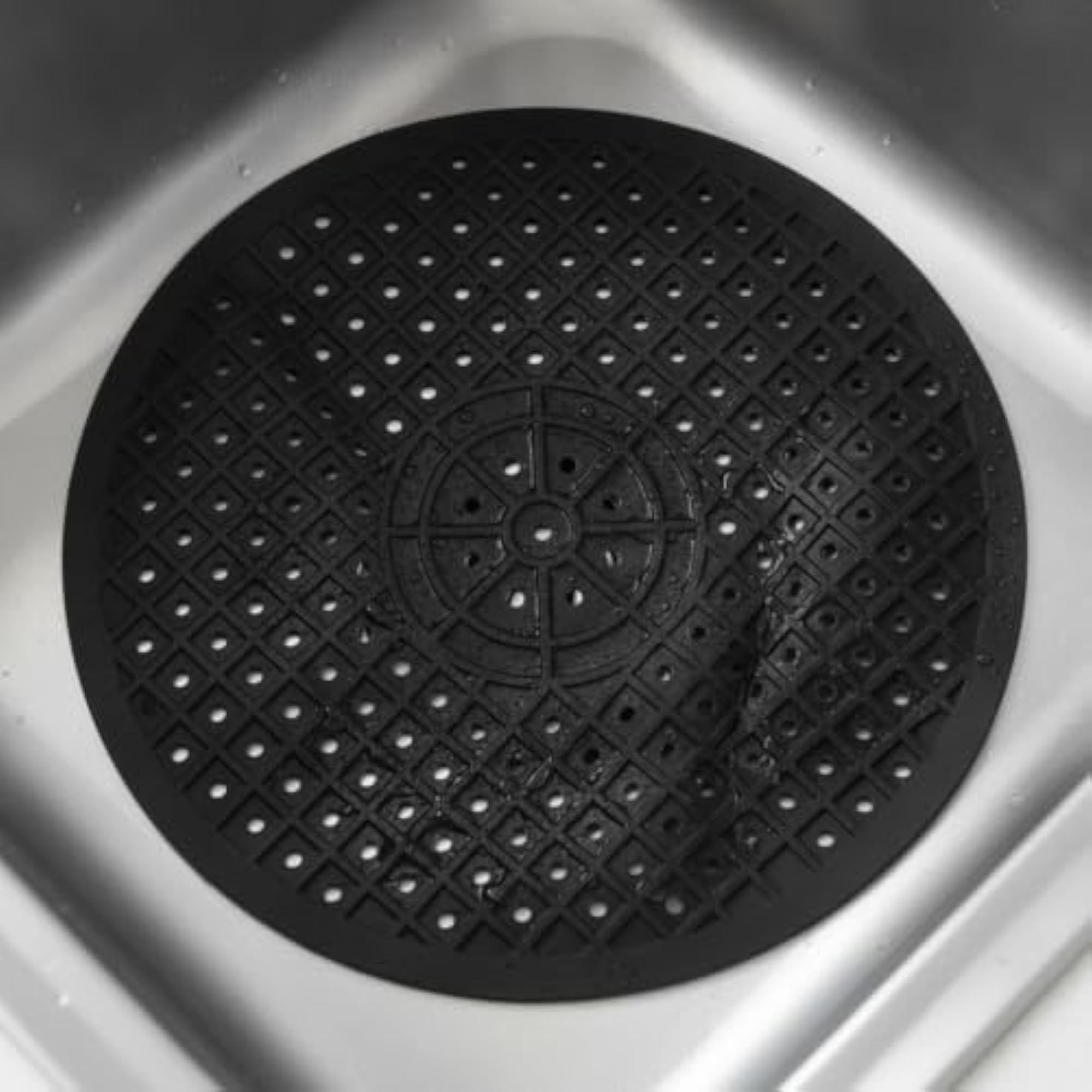 Drainage Mat for Kitchen Sink, Square & Round Dish Drying Pad