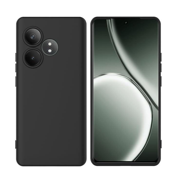 Casotec Back Cover for Realme GT 6T 5G | Full Camera Protection | Liquid Silicon Case | Flexible Bumper Case for Realme GT 6T 5G (Black) (B0D63JQCDS) Amazon Price History, Amazon Price Tracker