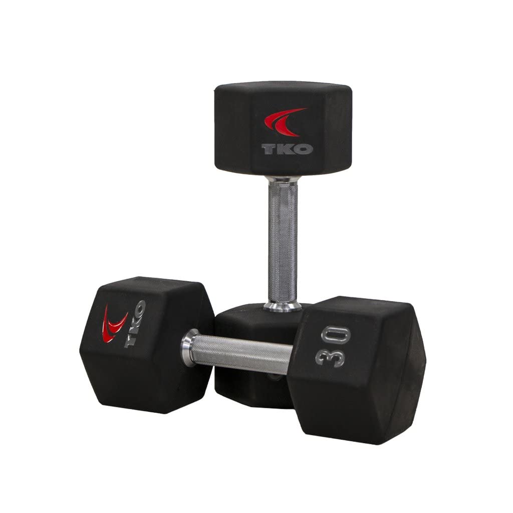 TKO 55-100 Tri Grip Urethane Dumbbell Set