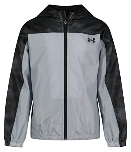 Image of Under Armour boys Windbreaker, Zip-up Jacket, Water Repellent and Windproof