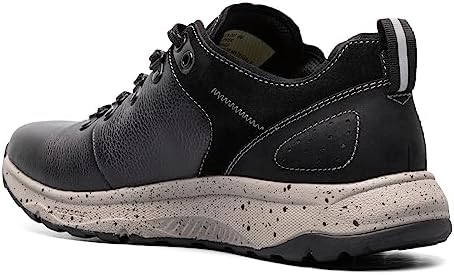 Florsheim Men's Tread Lite Plain Toe Sneaker Black Tumbled Leather Review | Image 5