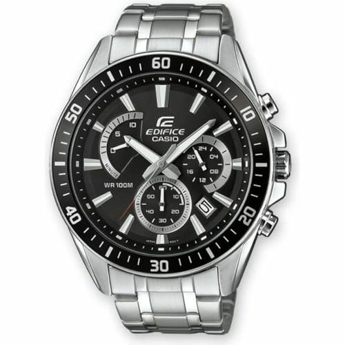 Casio HerrenArmbanduhr Analog Quarz Edelstahl EFR-552D-1AVUEF
