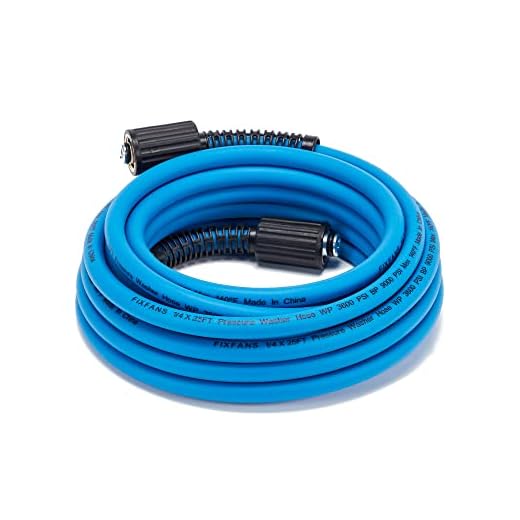FIXFANS 25 FT Kink Resistant Pressure Washer Hose