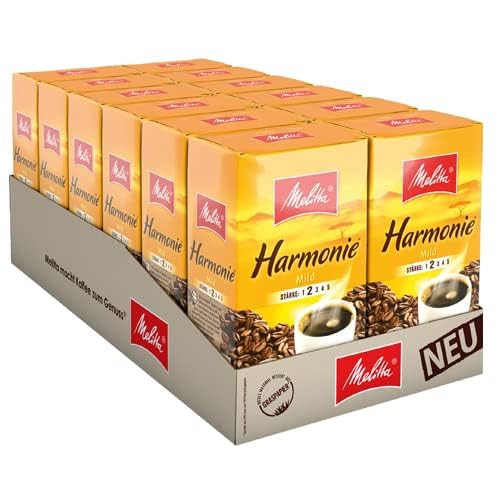 Melitta HARMONIE mild Filterkaffee 12x 500g (6000g) - Melitta Café gemahlen