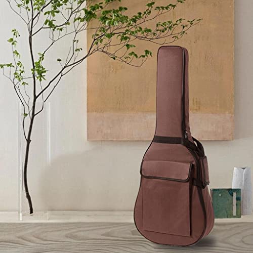 Sac de Guitare Classique étanche à La Poussière étui Stockage Voyage Sac à Dos Sangle, Café 41 pouces - Les Beatles, Paul McCartney, John Lennon, RIngo Starr, George Harrison Sac de Guitare Classique étanche à La Poussière étui Stockage Voyage Sac à Dos Sangle, Café 41 pouces – Image 3