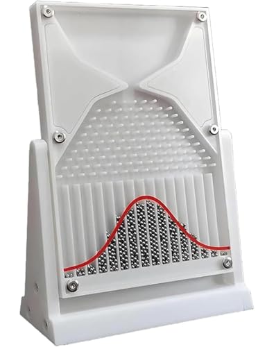 Distribution normale et courbe de Gauss sur cette plaque de Galton éducative pour physique