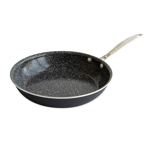 Nordic Ware Basalt Aluminum Saute Skillet, 10-Inch, Ceramic Coating