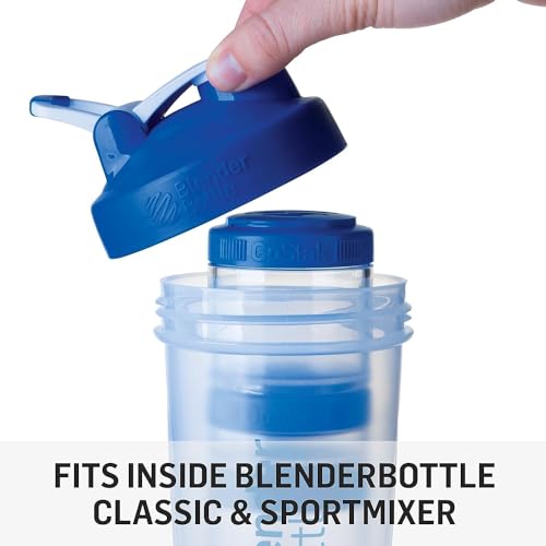 Image of BlenderBottle GoStak Tritan Twist n' Lock Storage Jars White,11.8 Ounces,4 Count (Pack of 12)