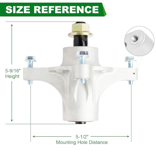 42" 50" 54" Deck Spindle Assembly with 125-5575 Pulley Fit for Toro TimeCutter SS4200 SS5000 SW5425 Exmark Quest E S Series Lawn Mower Replaces 121-0751 117-0751 117-7267 117-7268 117-7439 (3 Pack) by SCBHWJ - Used condition - Image 2