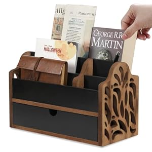 Optyuwah Holz Schreibtisch Organizer mit Schublade