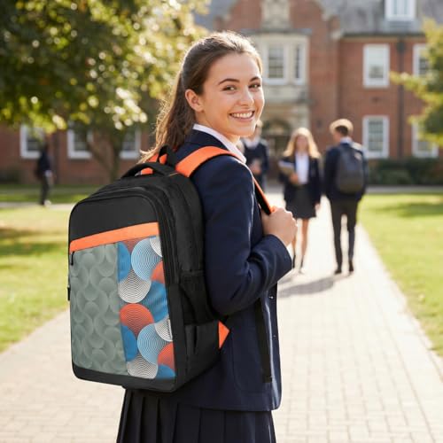 Image of VISMIINTREND School Bags for Girls & Boys 11-12, 13-14 Years, 12+ Years Old, Water Resistant, Laptop Casual Travel College School Backpack for Boys /Girls | Birthday /Rakhi Gifts