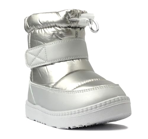 Image of REDVOLUTION Kids Boots Toddler Girls Cute Butterfly Bow | PomPom PU leather Boot (Toddler /Small Kid)